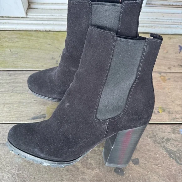 Coach Black Heeled Boots - Picture 7 of 11